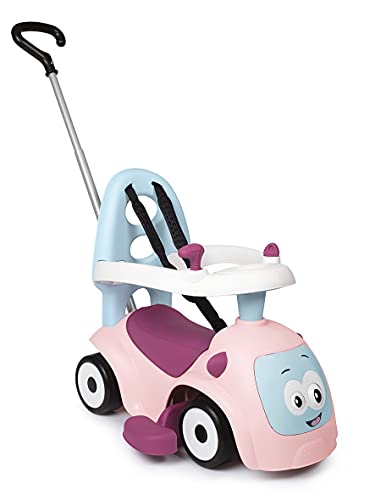 Smoby - Porteur Maestro Balade Rose - pour Enfant Dès 6 Mois - Evolutif - Roues Silencieuses -...
