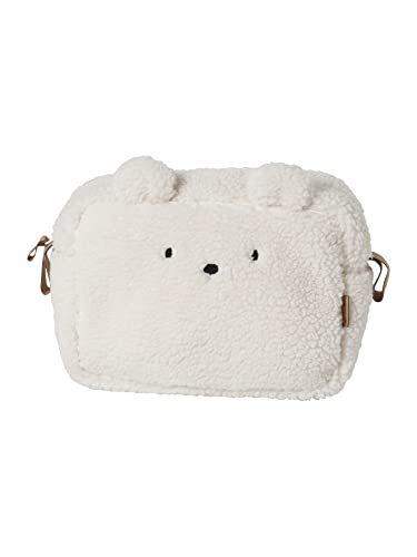 VERTBAUDET Trousse de Toilette en Sherpa Ourson Petit Nomade Ivoire TU