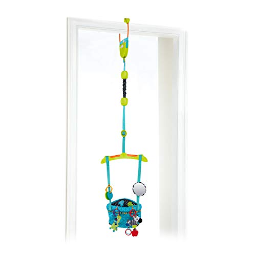 Bright Starts, Sauteur de Porte Bounce 'n Spring Deluxe, Sièges Sauteurs Suspendus pour Bébé, 4...