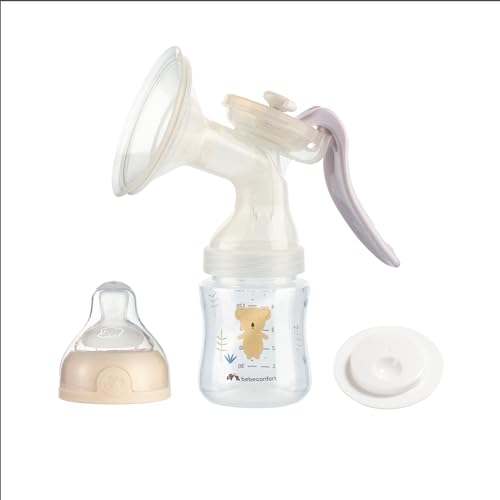 Bebeconfort Tire-Lait Manuel, Tire-Lait en Silicone, Kit Tire-Lait Manuel, Sable