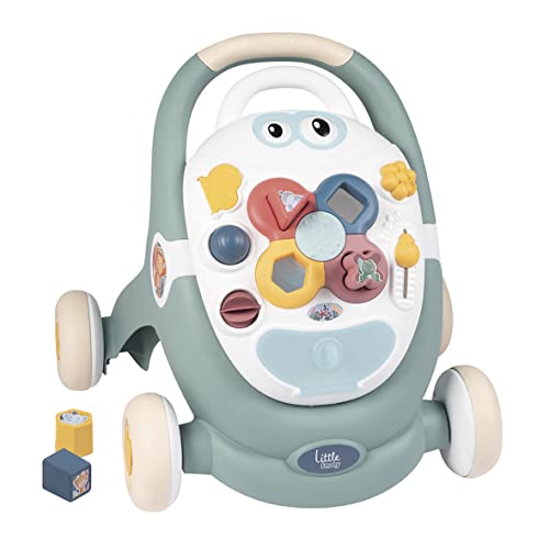 Smoby - Little Trotty 3 en 1 - Trotteur Bébé - Aide Ã€ La Marche - Tablette D'Activités -...