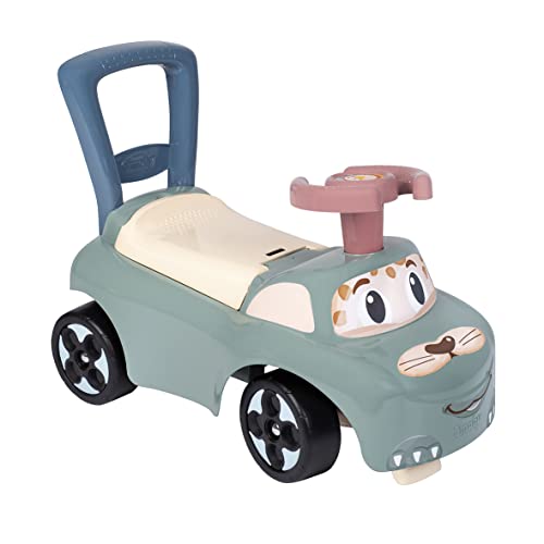 Smoby - Little Smoby - Porteur Auto - Fonction Trotteur - Volant Directionnel - Coffre à Jouets -...