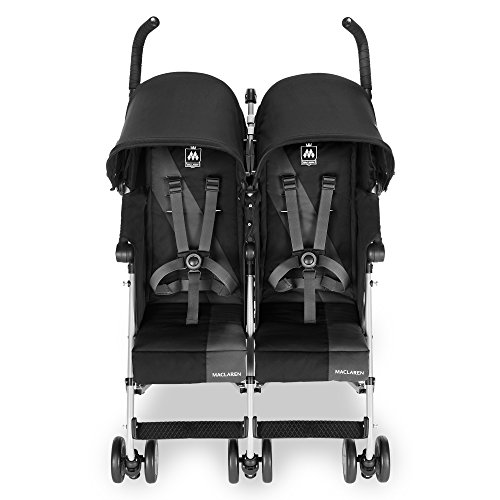 Maclaren Twin Triumph Poussette double de 6 mois jusqu’à 15 kg avec un enfant dans chaque siège,...