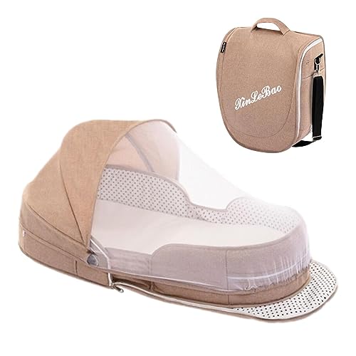 Mgichoom Berceau pour nouveau-né | Chaise longue | voyage pliable, lit voyage, facile à...