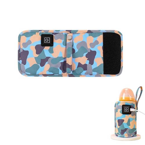 Chauffe-biberon Portable,Chauffe Biberon USB,Sac Chauffant Biberon, Réchauffeur de Biberon,Sac...