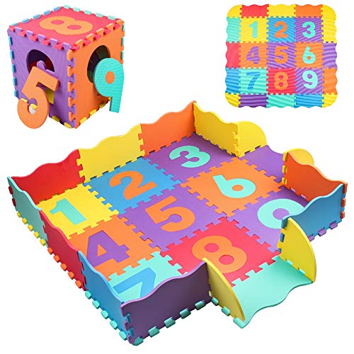 25 pièces Puzzle Tapis Dalle Mousse Bébé Non Toxiques Tapis de Sol épais Tapis de Jeu de...
